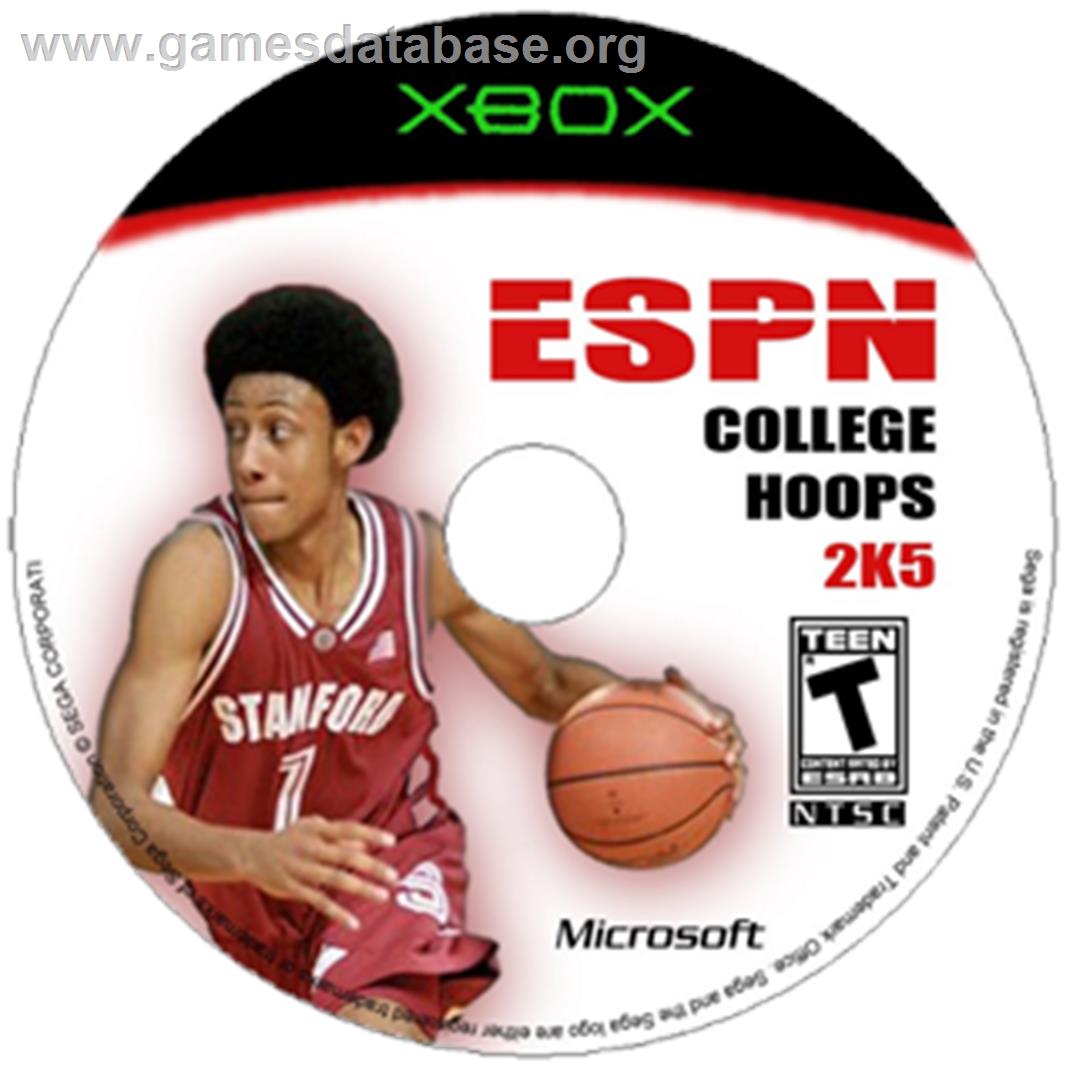 ESPN College Hoops 2K5 - Microsoft Xbox - Artwork - CD