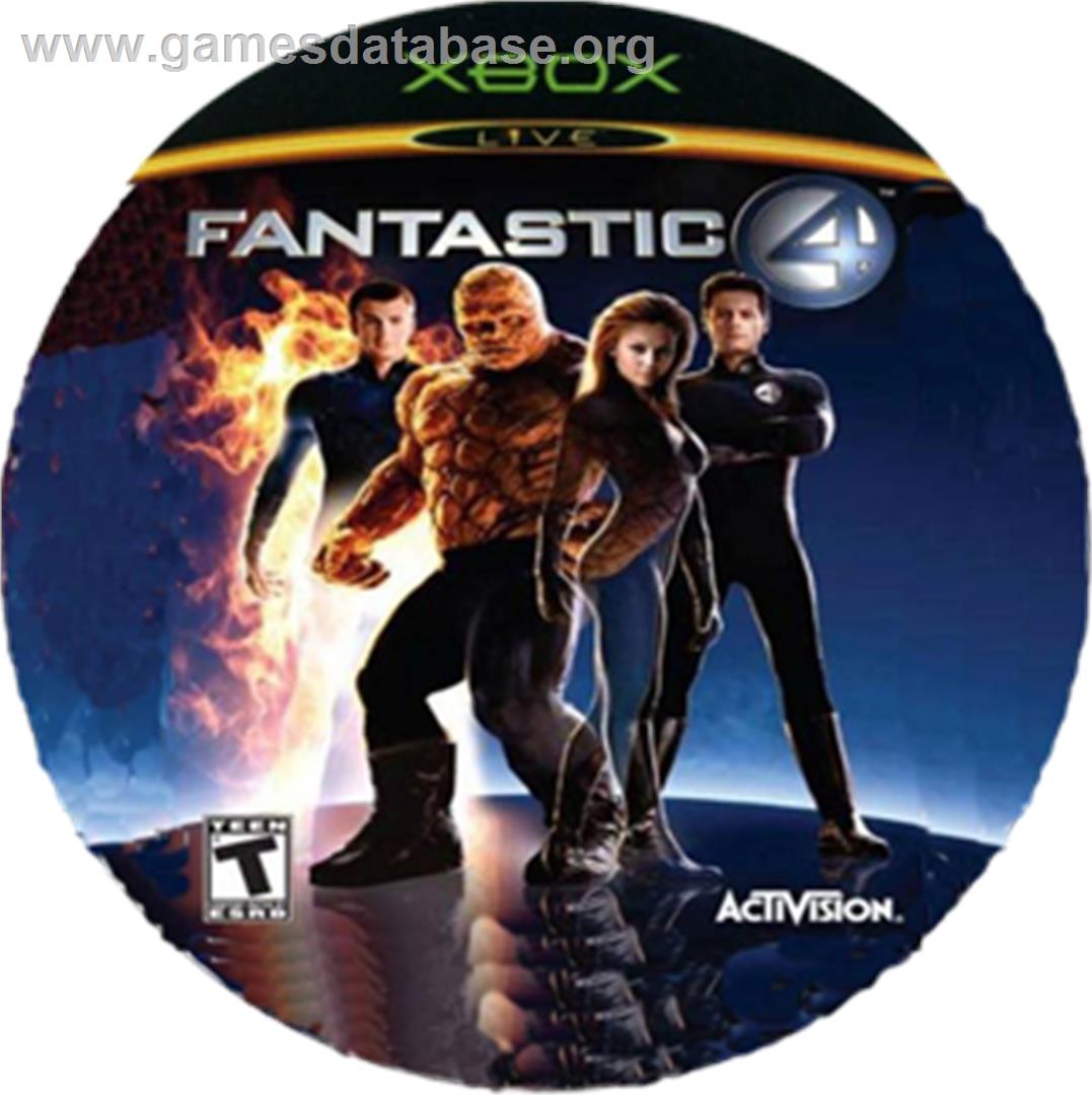 Fantastic 4 - Microsoft Xbox - Artwork - CD