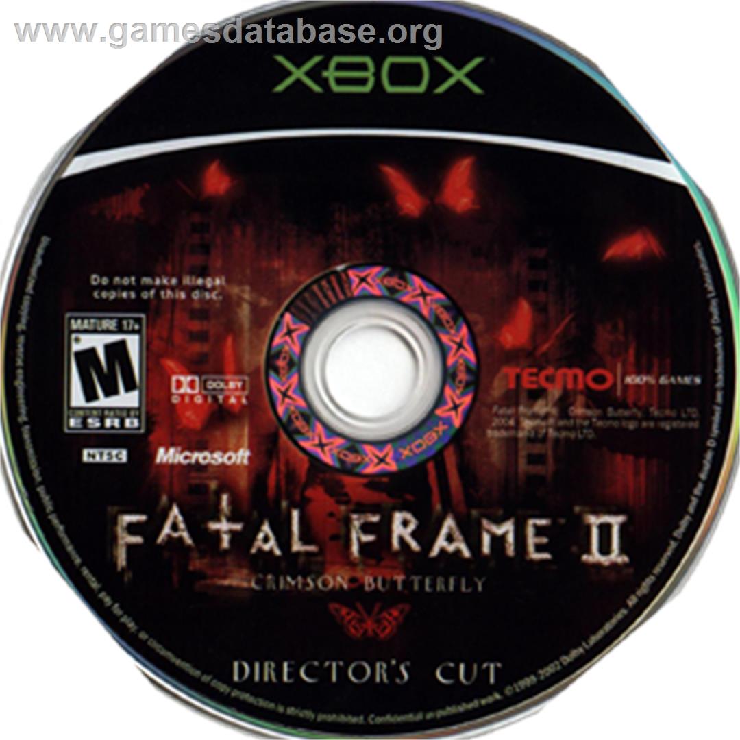 Fatal Frame II: Crimson Butterfly - Microsoft Xbox - Artwork - CD