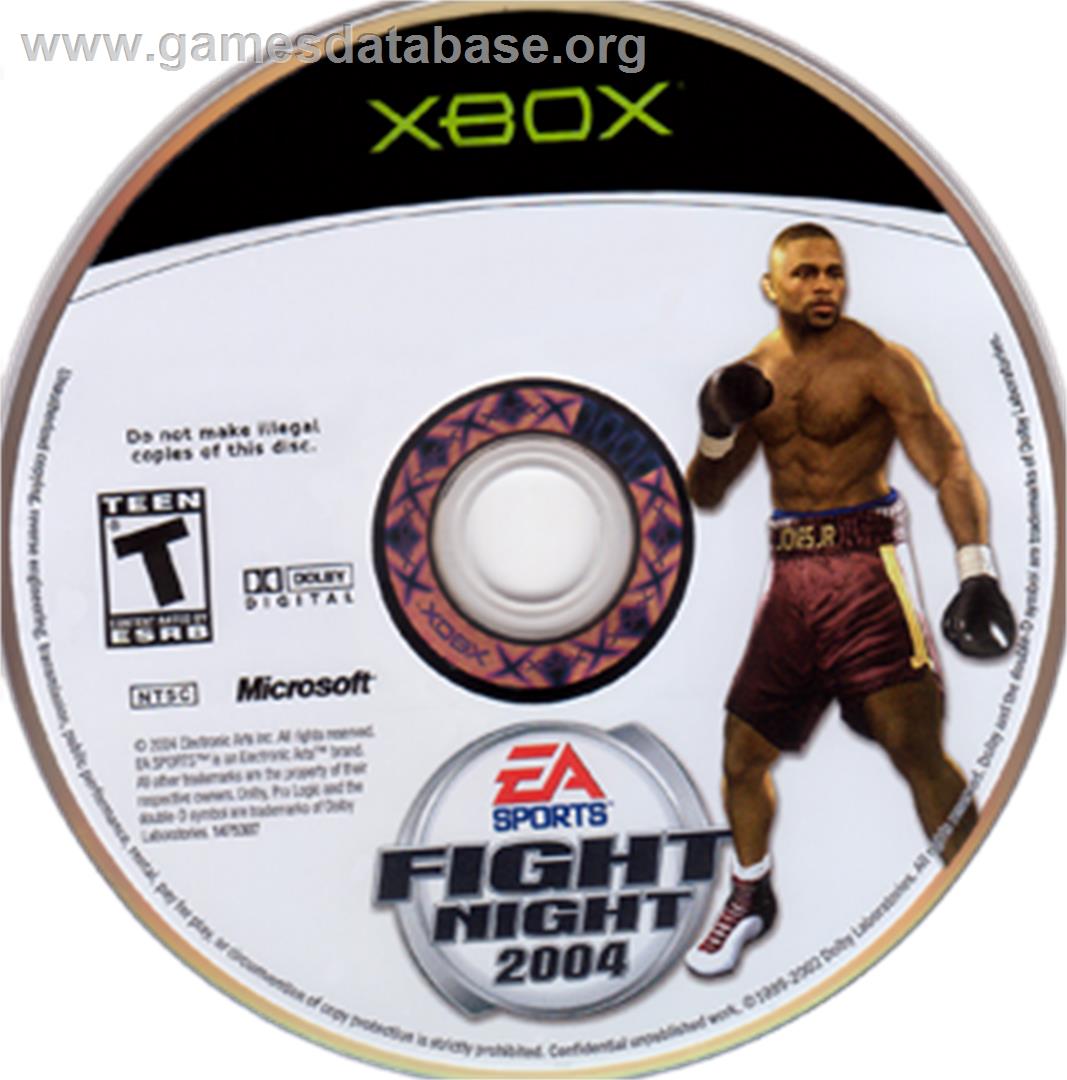 Fight Night 2004 - Microsoft Xbox - Artwork - CD