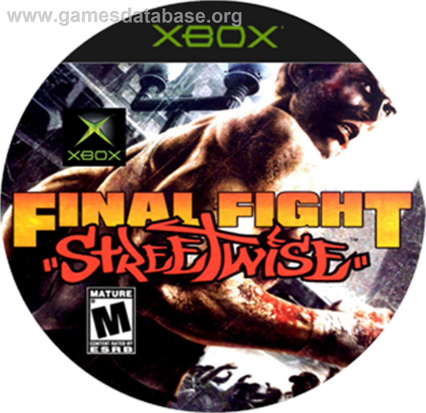 Final Fight: Streetwise - Microsoft Xbox - Artwork - CD
