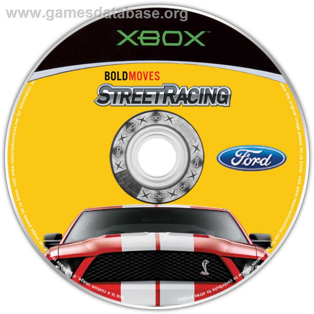 Ford Bold Moves Street Racing - Microsoft Xbox - Artwork - CD