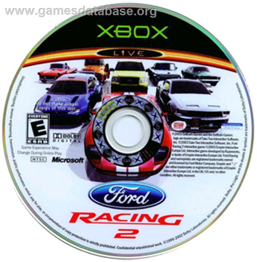 Ford Racing 2 - Microsoft Xbox - Artwork - CD