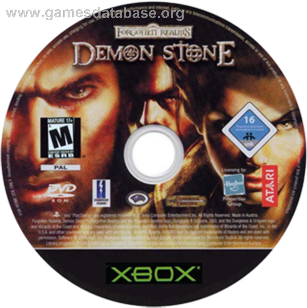 Forgotten Realms: Demon Stone - Microsoft Xbox - Artwork - CD