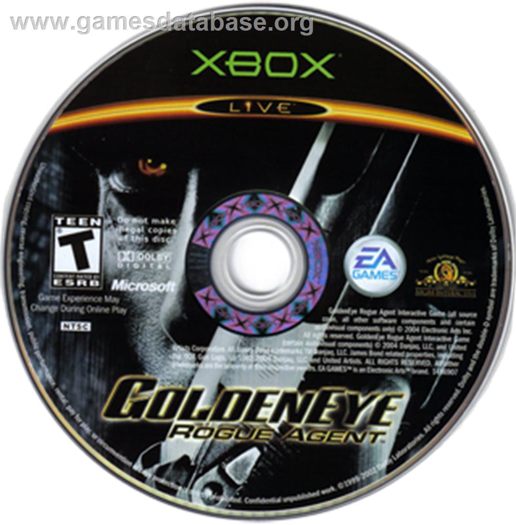 GoldenEye: Rogue Agent - Microsoft Xbox - Artwork - CD