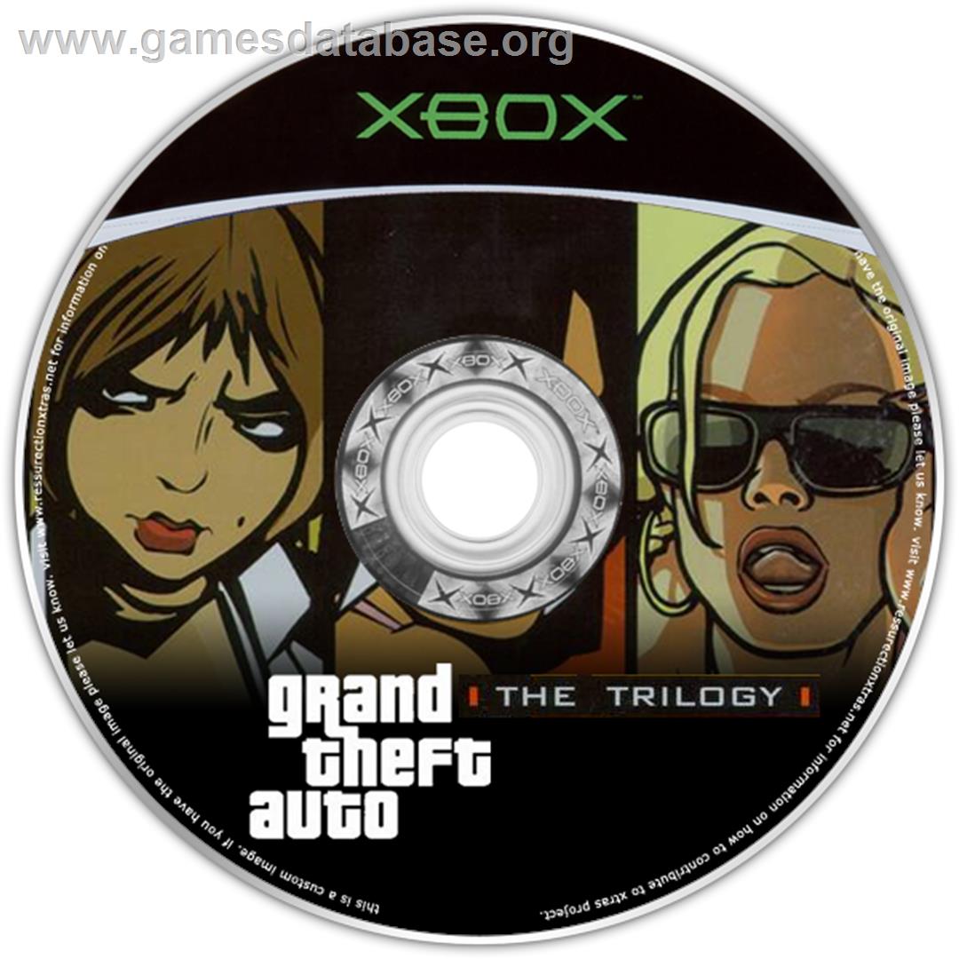 Grand Theft Auto: The Trilogy - Microsoft Xbox - Artwork - CD