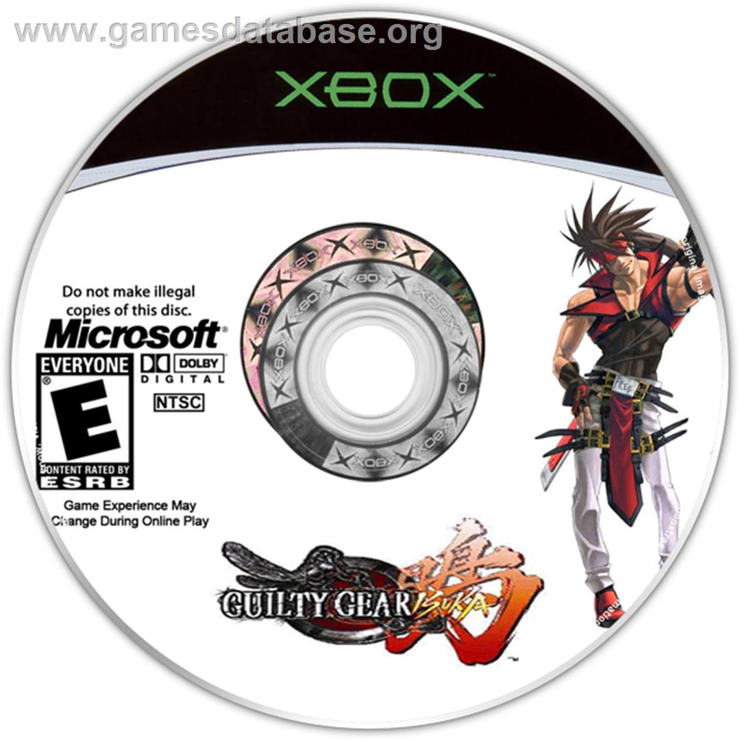 Guilty Gear Isuka - Microsoft Xbox - Artwork - CD