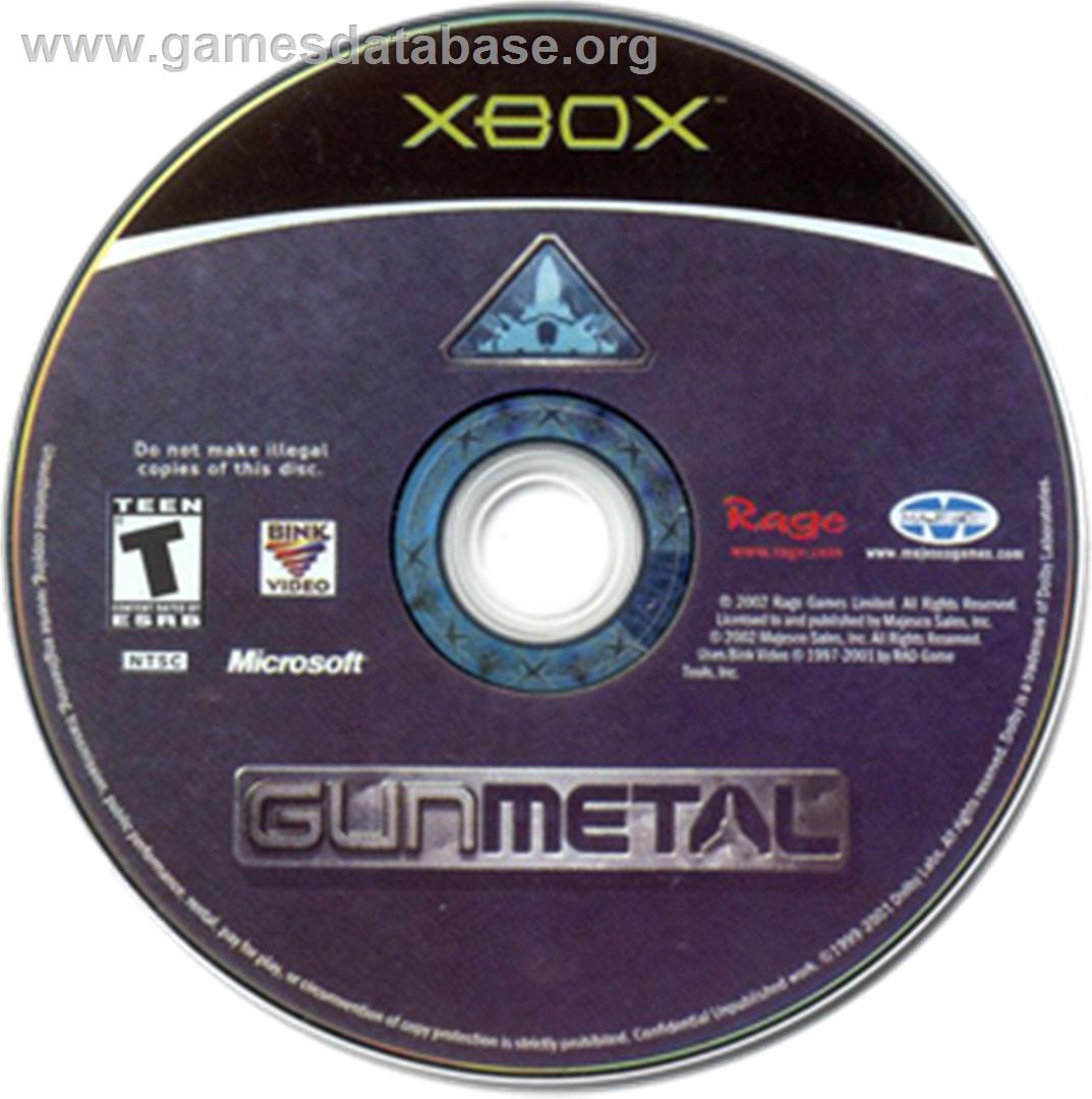 Gun Metal - Microsoft Xbox - Artwork - CD
