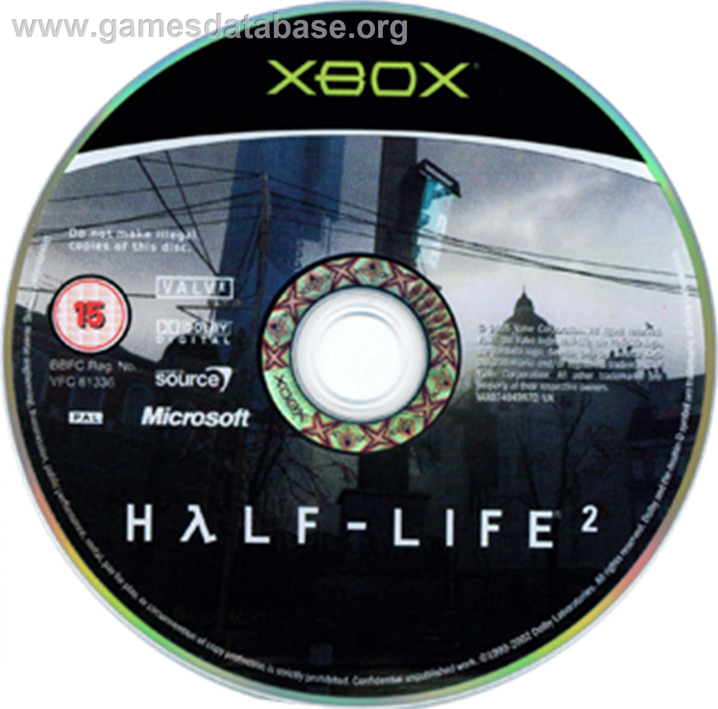 Half-Life 2 - Microsoft Xbox - Artwork - CD