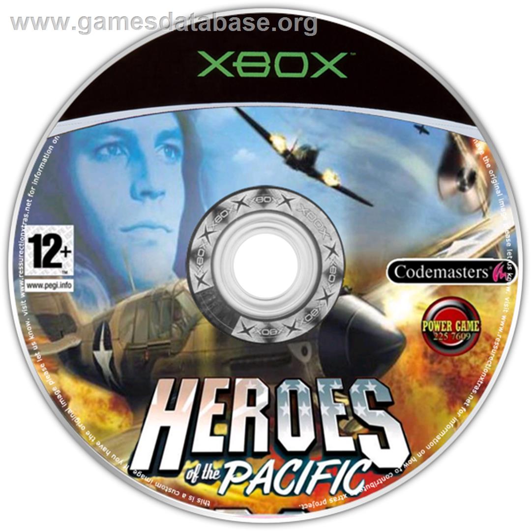 Heroes of the Pacific - Microsoft Xbox - Artwork - CD