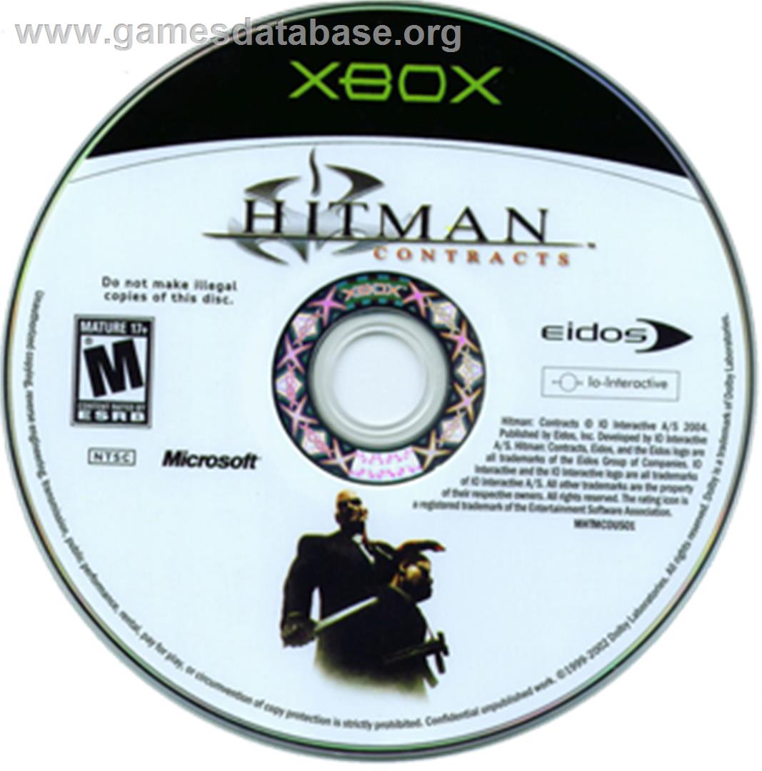 Hitman: Contracts - Microsoft Xbox - Artwork - CD