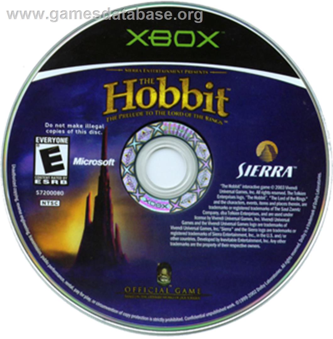 Hobbit - Microsoft Xbox - Artwork - CD