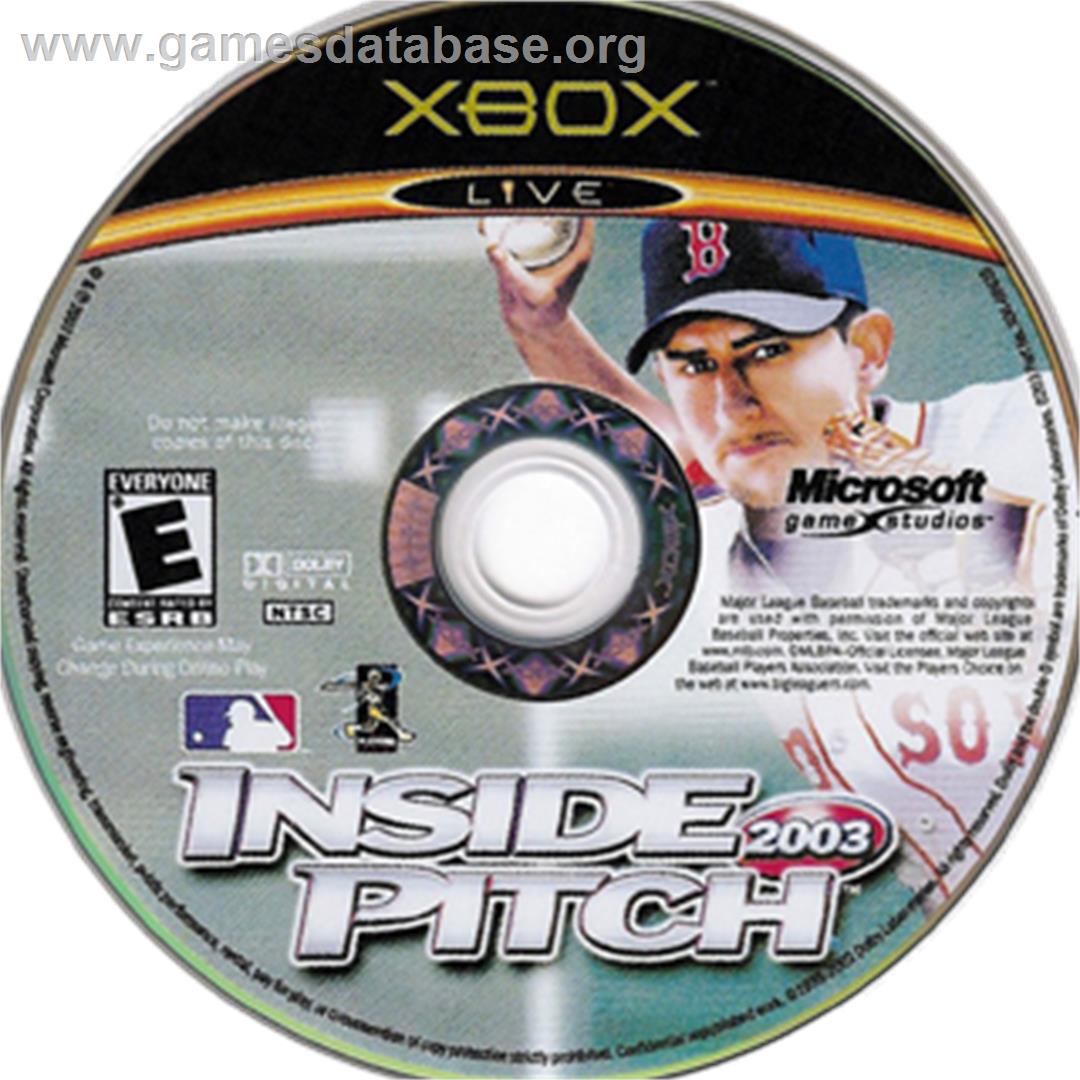 Inside Pitch 2003 - Microsoft Xbox - Artwork - CD
