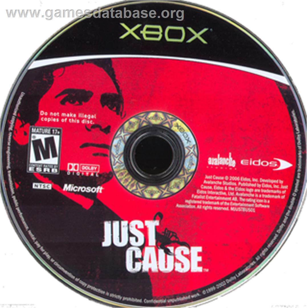 Just Cause - Microsoft Xbox - Artwork - CD