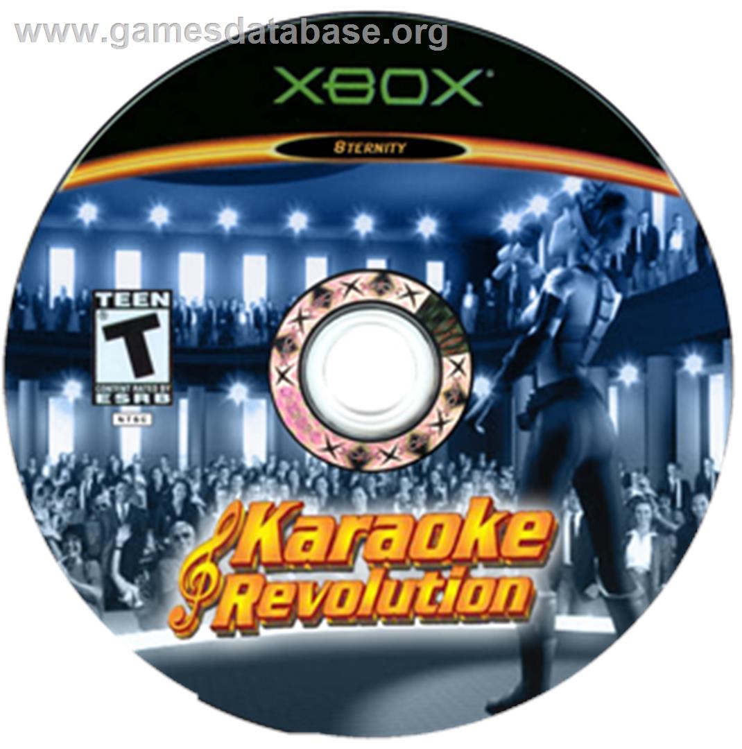 Karaoke Revolution - Microsoft Xbox - Artwork - CD