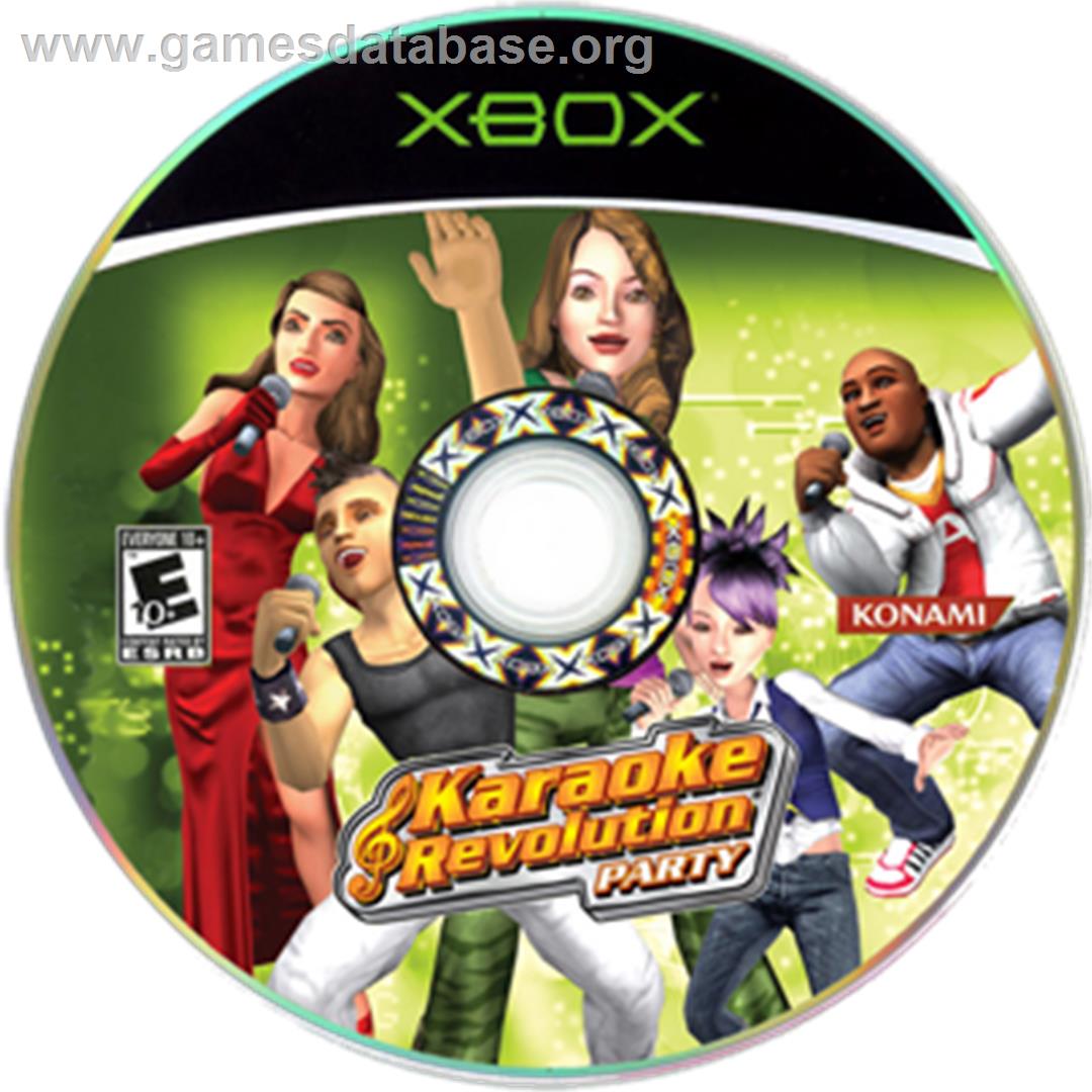Karaoke Revolution Party - Microsoft Xbox - Artwork - CD