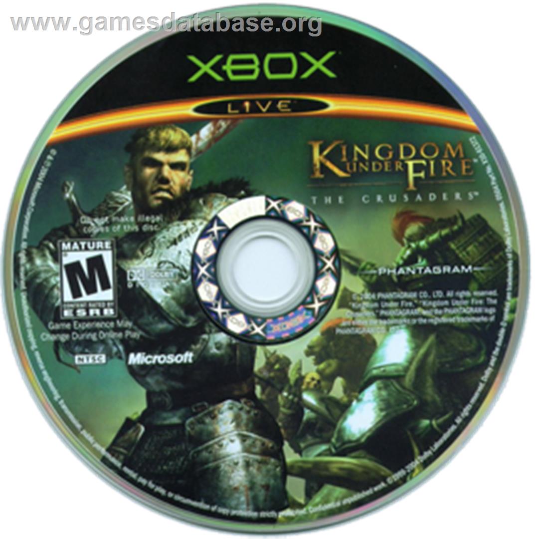 Kingdom Under Fire: The Crusaders - Microsoft Xbox - Artwork - CD