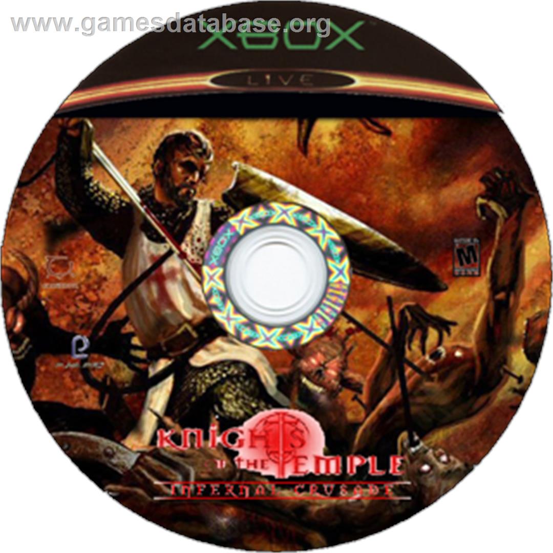 Knights of the Temple: Infernal Crusade - Microsoft Xbox - Artwork - CD