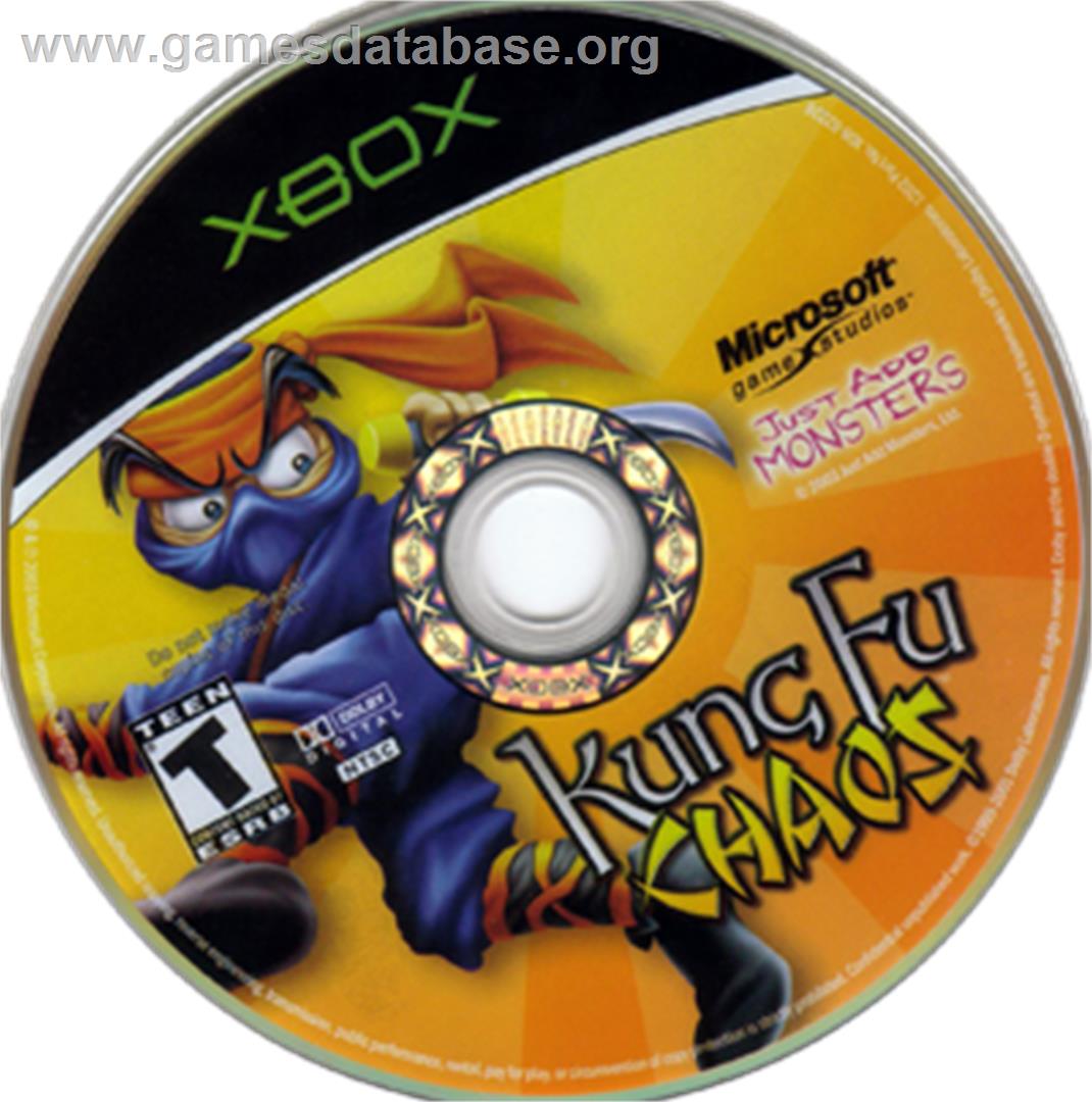 Kung Fu Chaos - Microsoft Xbox - Artwork - CD