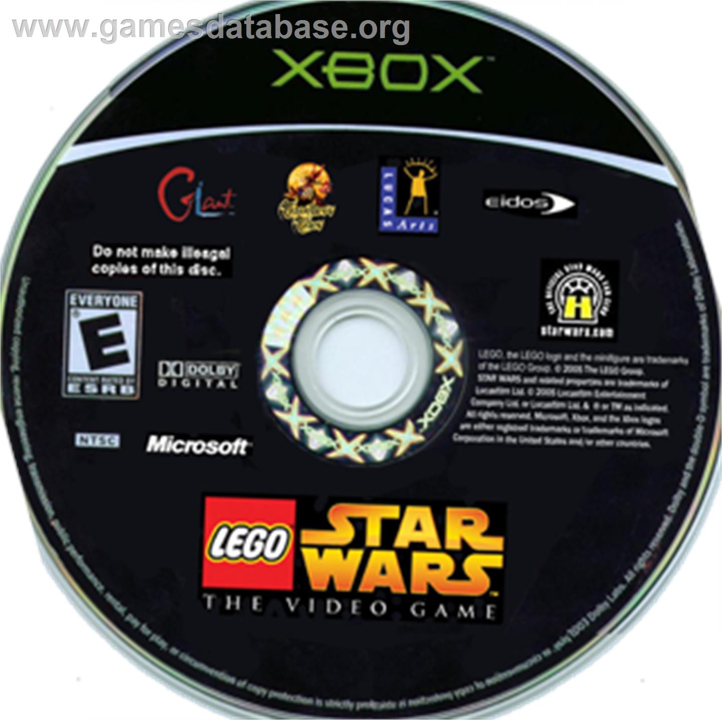 LEGO Star Wars: The Video Game - Microsoft Xbox - Artwork - CD
