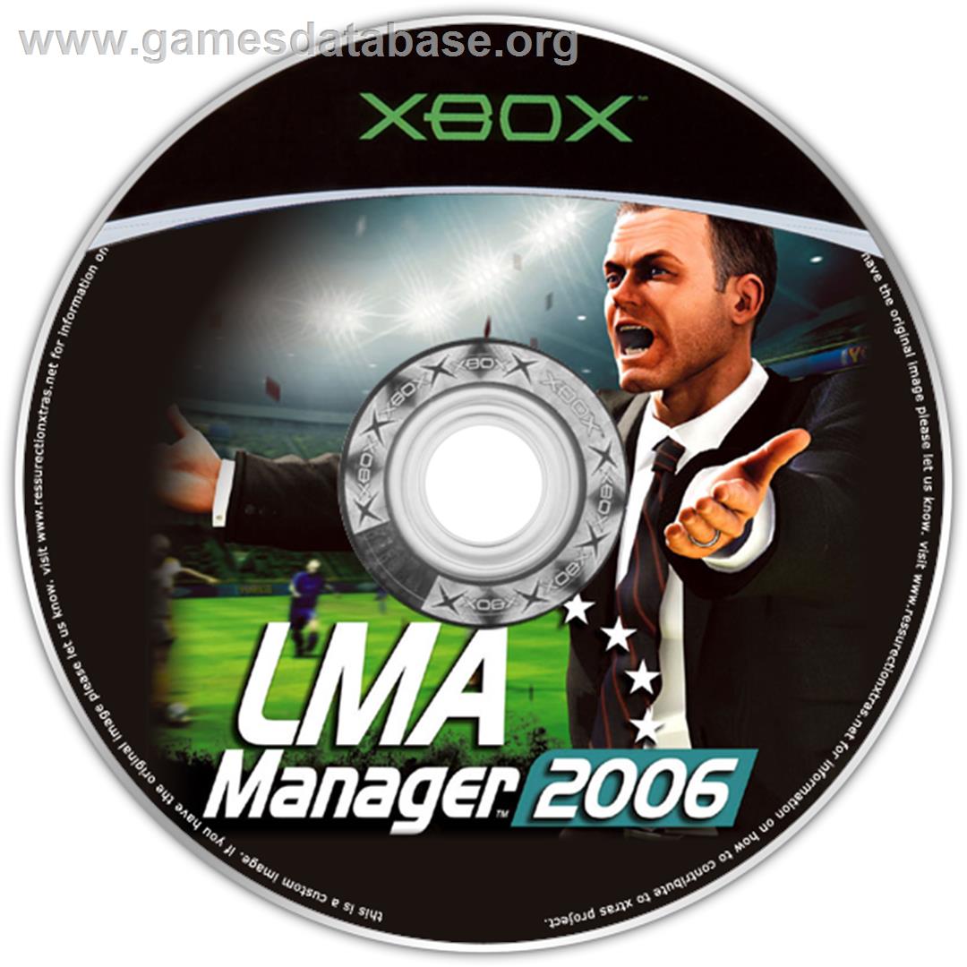 LMA Manager 2006 - Microsoft Xbox - Artwork - CD