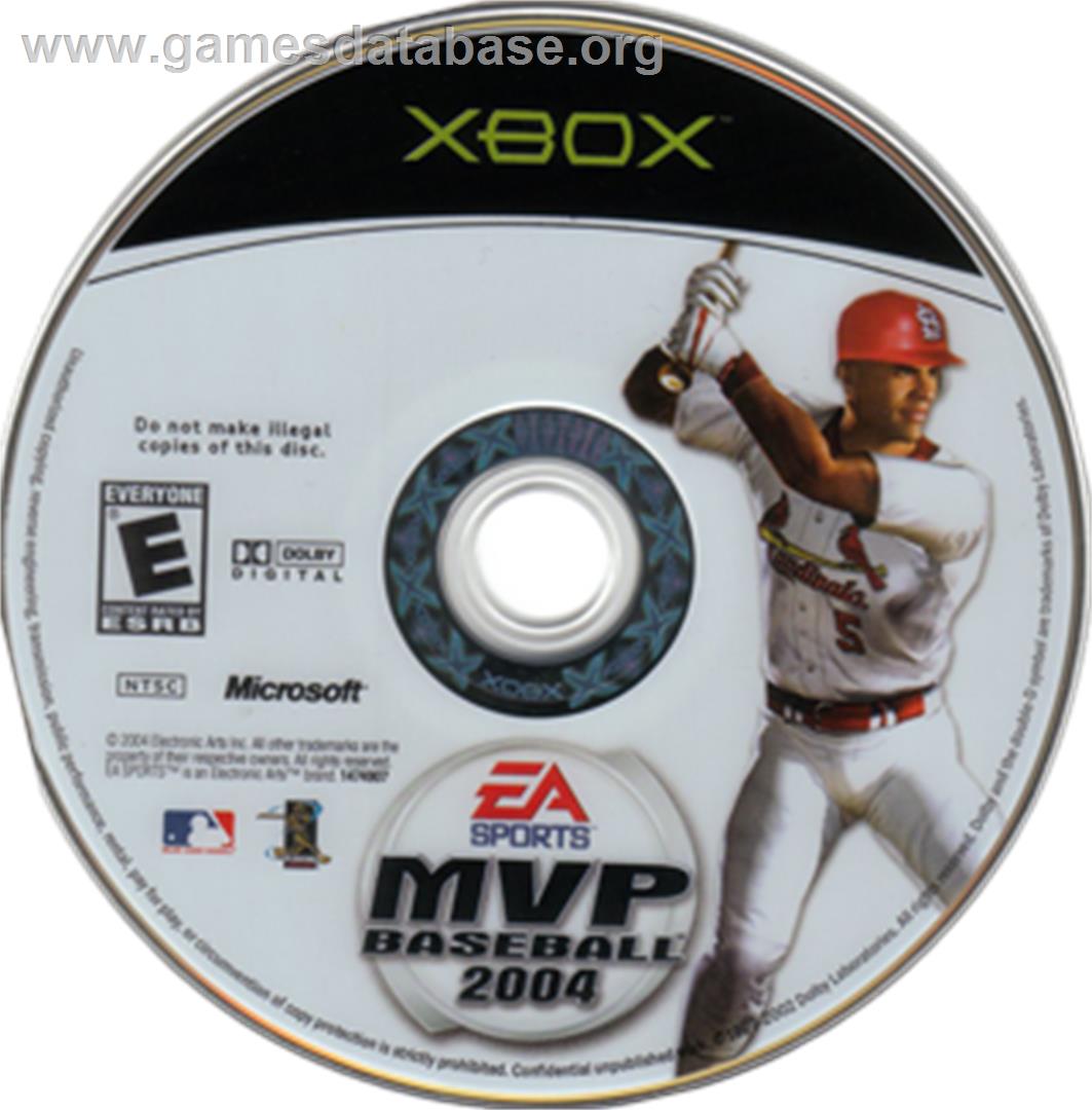 MVP Baseball 2004 - Microsoft Xbox - Artwork - CD