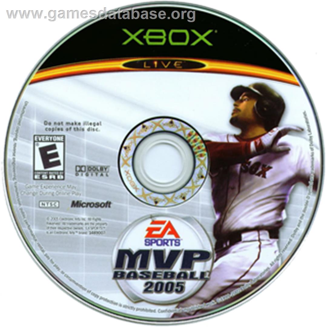 MVP Baseball 2005 - Microsoft Xbox - Artwork - CD