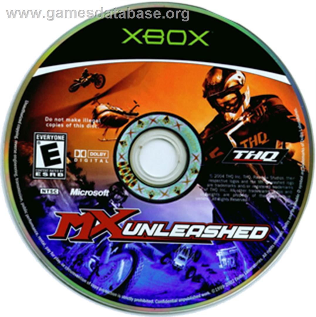 MX Unleashed - Microsoft Xbox - Artwork - CD