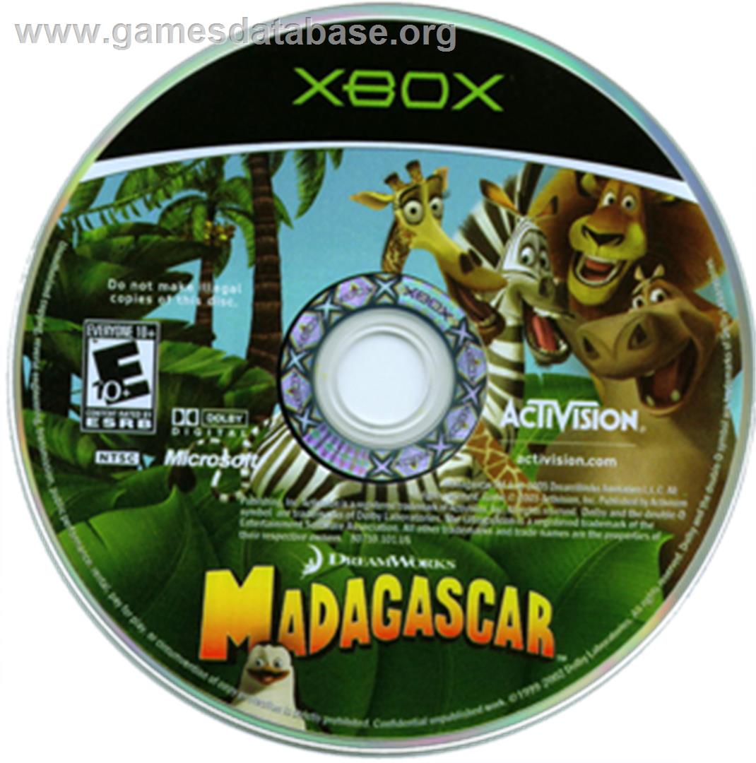 Madagascar - Microsoft Xbox - Artwork - CD