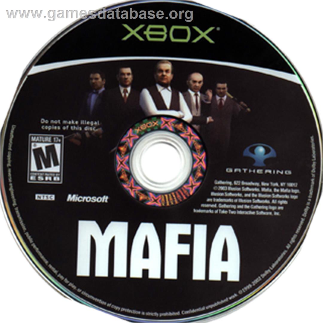Mafia - Microsoft Xbox - Artwork - CD