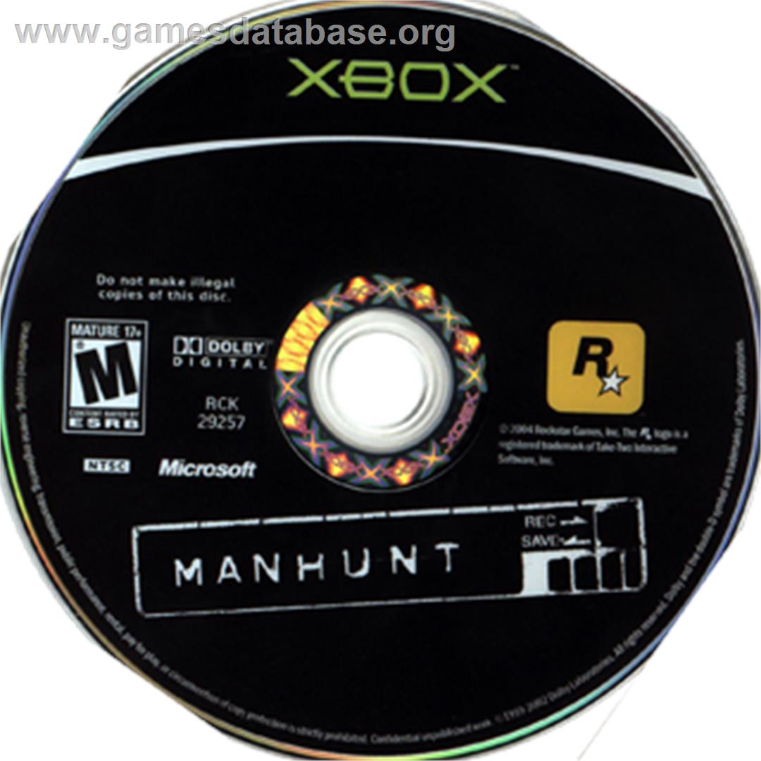 Manhunt - Microsoft Xbox - Artwork - CD