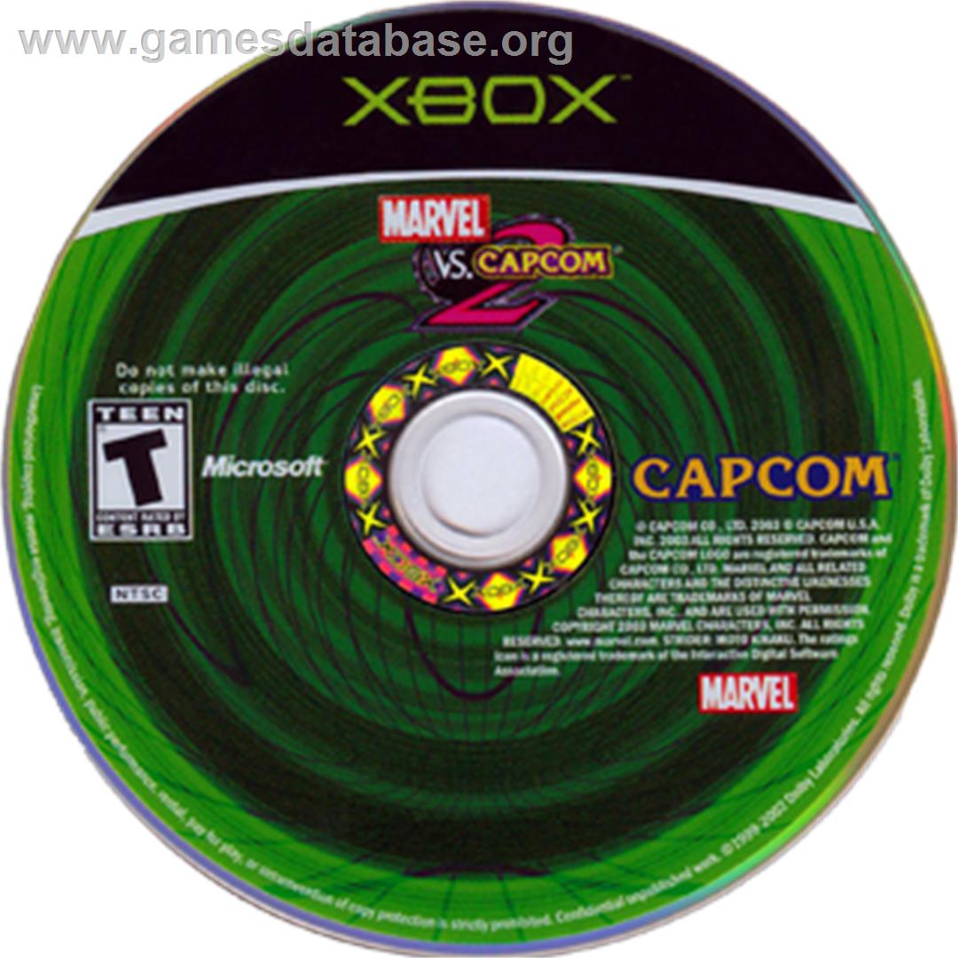 Marvel vs. Capcom 2 - Microsoft Xbox - Artwork - CD