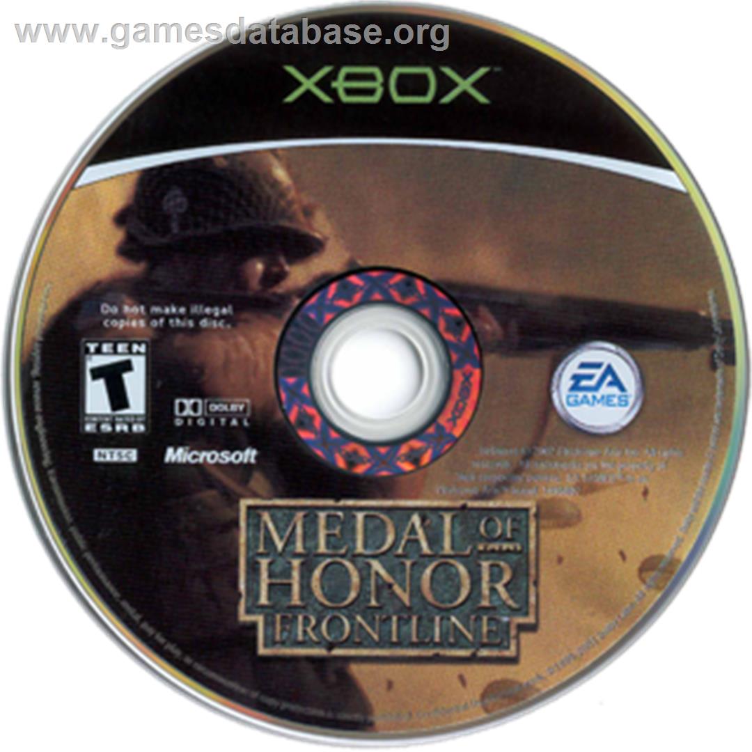 Medal of Honor: Frontline - Microsoft Xbox - Artwork - CD