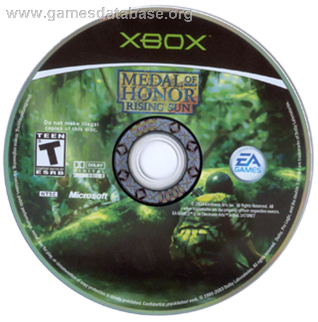 Medal of Honor: Rising Sun - Microsoft Xbox - Artwork - CD