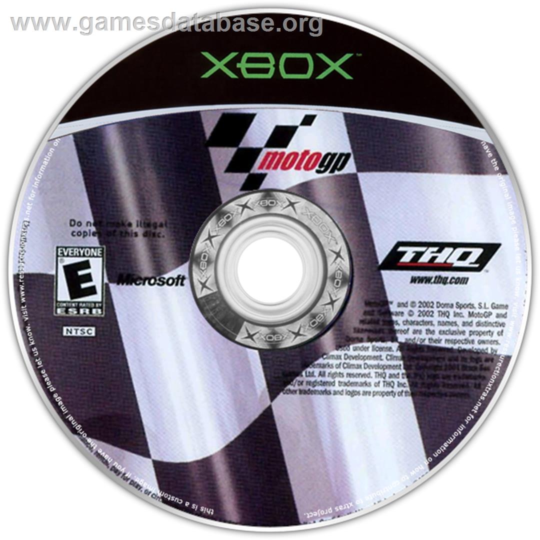 MotoGP: Ultimate Racing Technology 3 - Microsoft Xbox - Artwork - CD