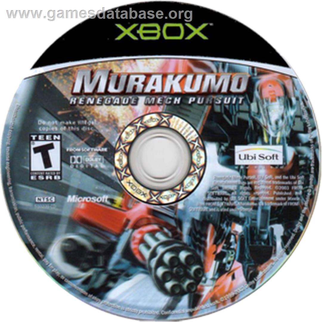 Murakumo: Renegade Mech Pursuit - Microsoft Xbox - Artwork - CD
