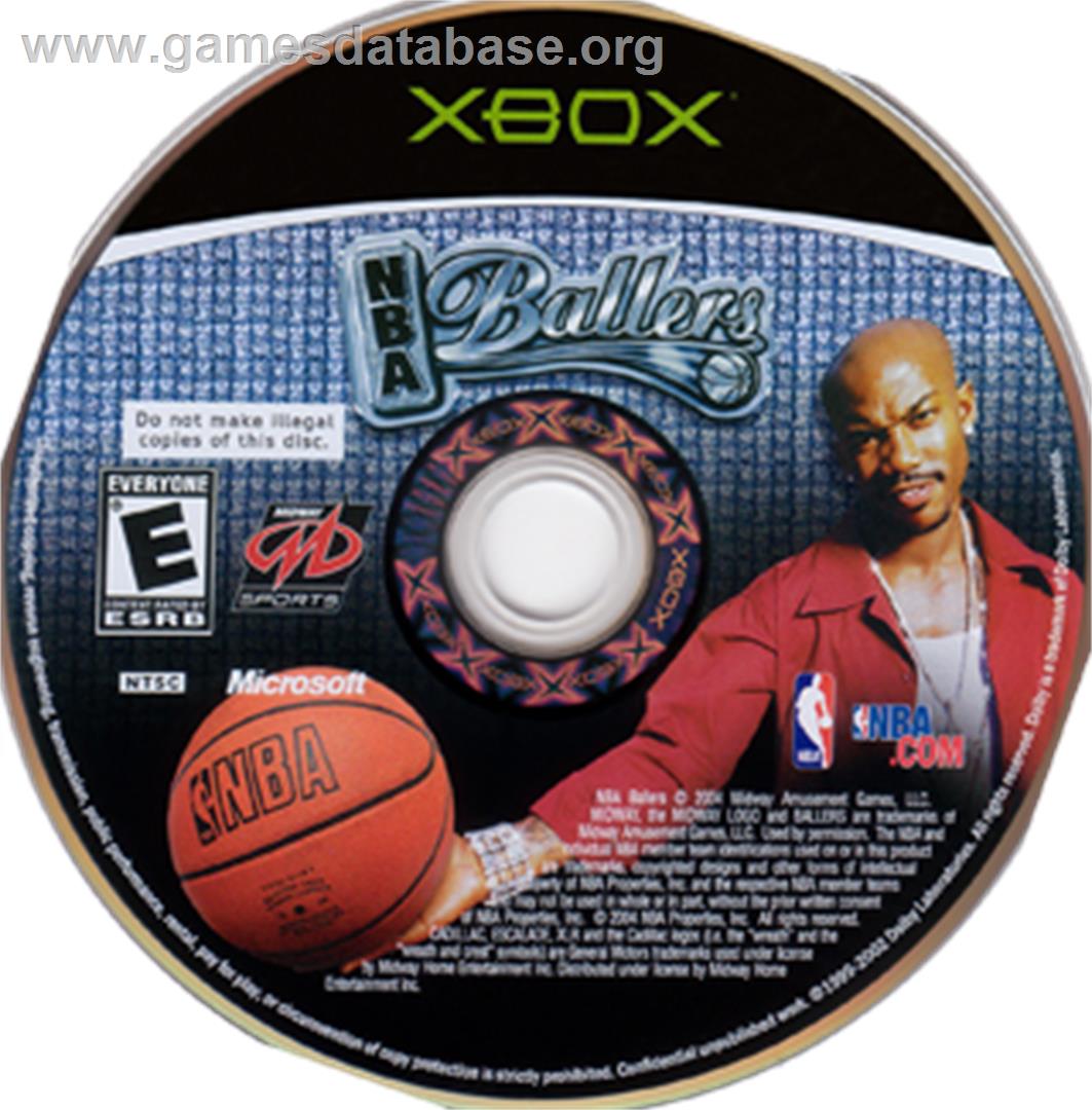 NBA Ballers: Phenom - Microsoft Xbox - Artwork - CD