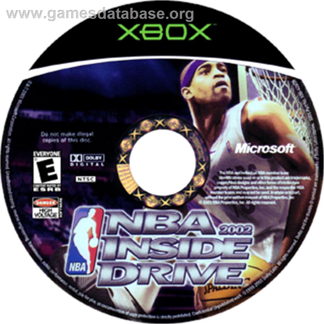 NBA Inside Drive 2002 - Microsoft Xbox - Artwork - CD