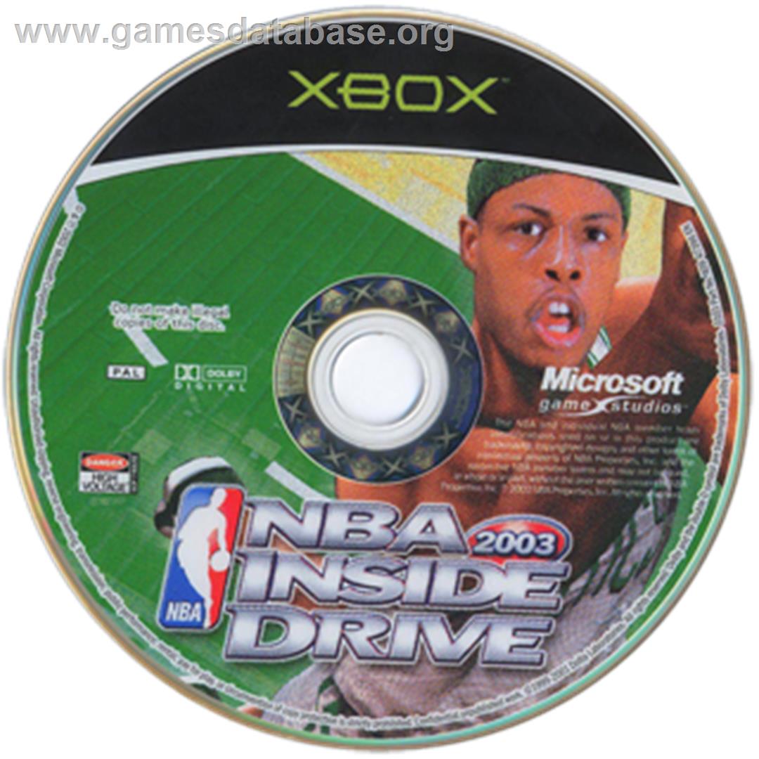 NBA Inside Drive 2003 - Microsoft Xbox - Artwork - CD