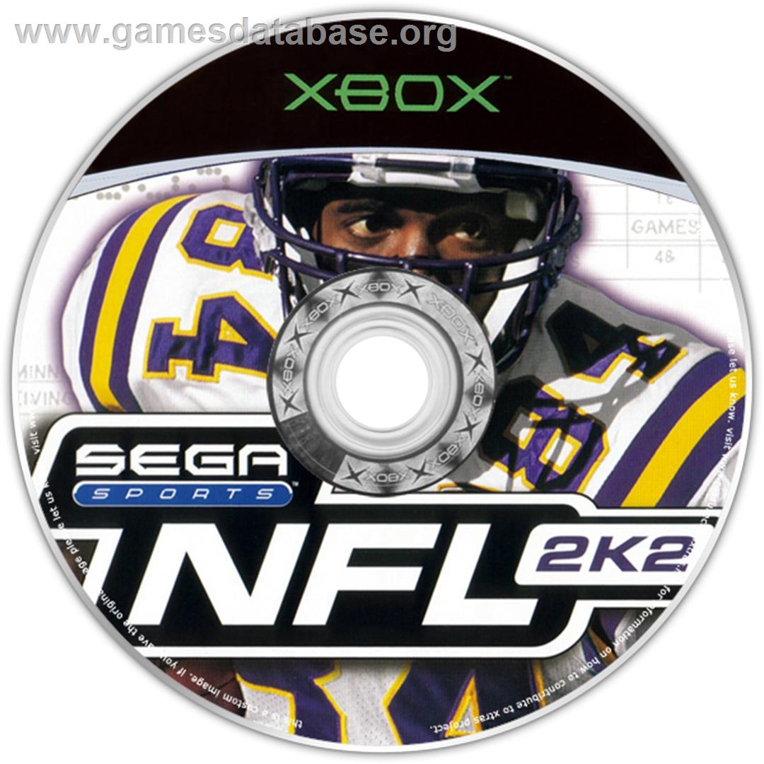 NFL 2K2 - Microsoft Xbox - Artwork - CD