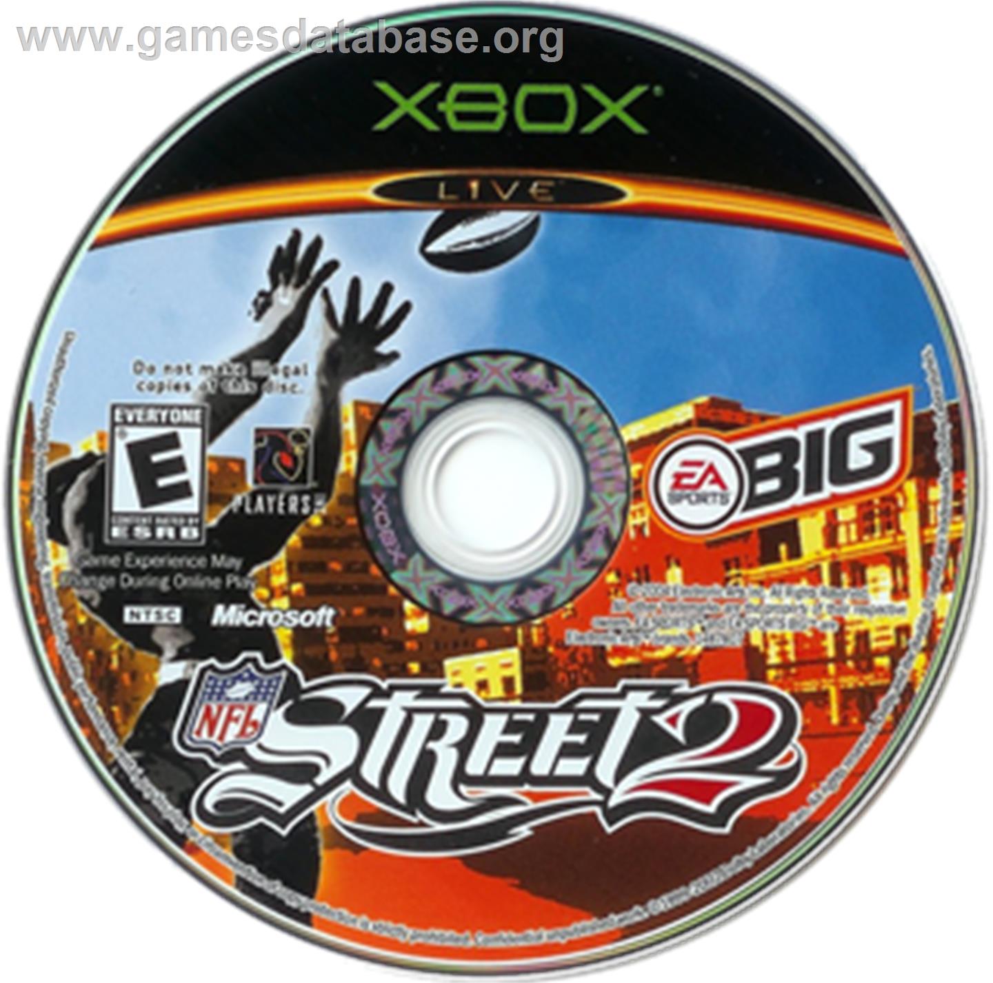 NFL Street 2 - Microsoft Xbox - Artwork - CD