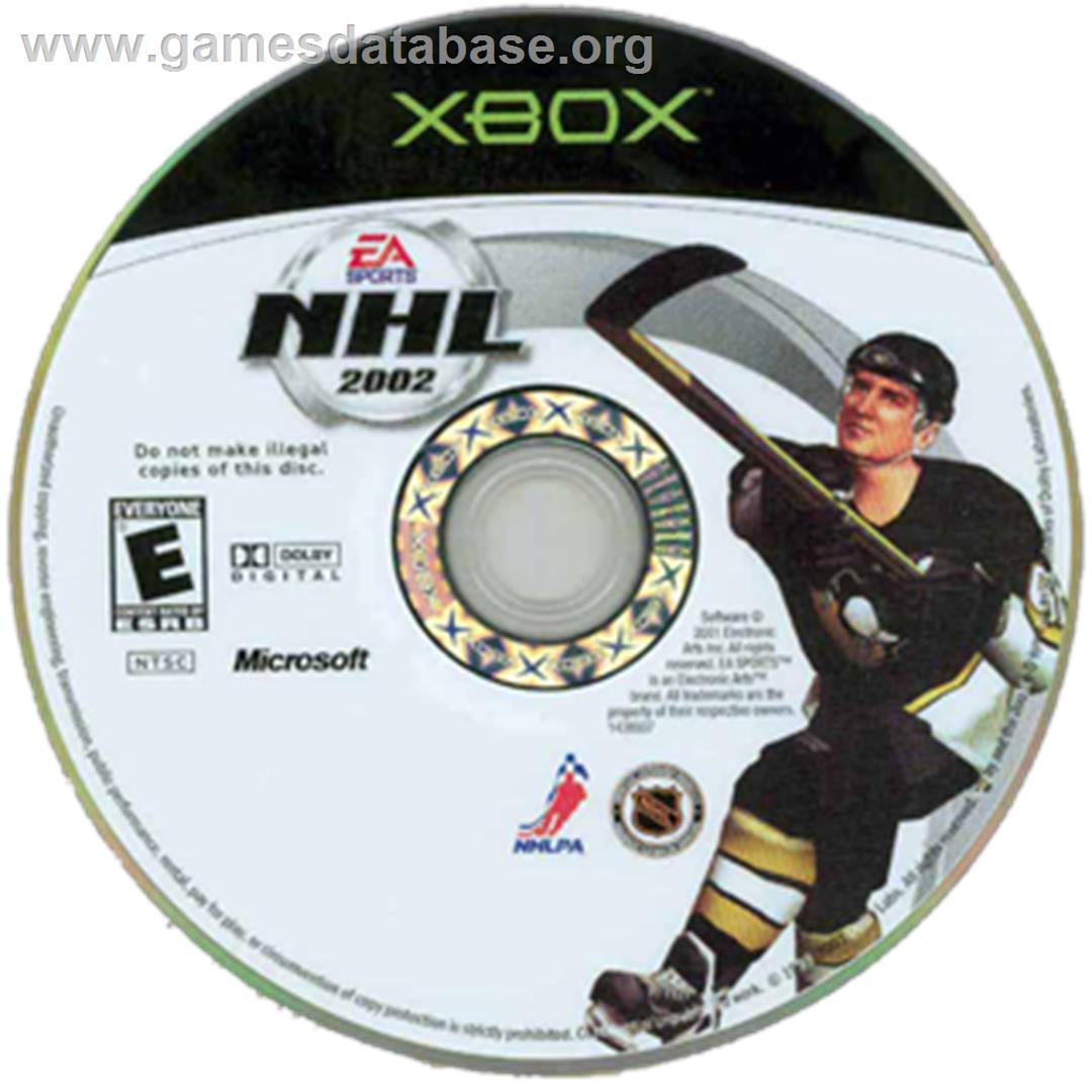 NHL 2002 - Microsoft Xbox - Artwork - CD