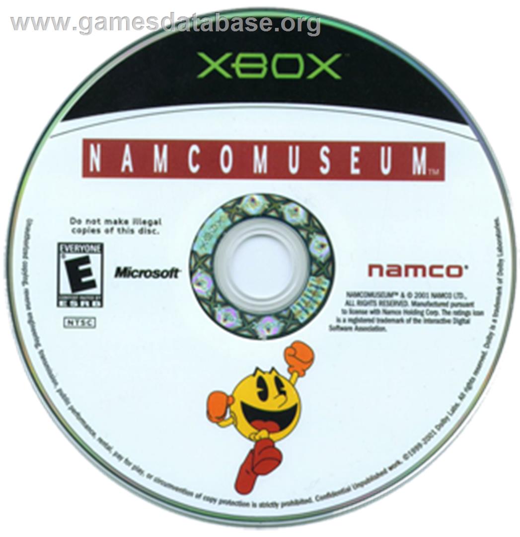 Namco Museum - Microsoft Xbox - Artwork - CD