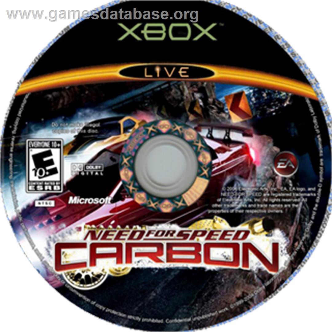 Need for Speed: Carbon - Microsoft Xbox - Artwork - CD
