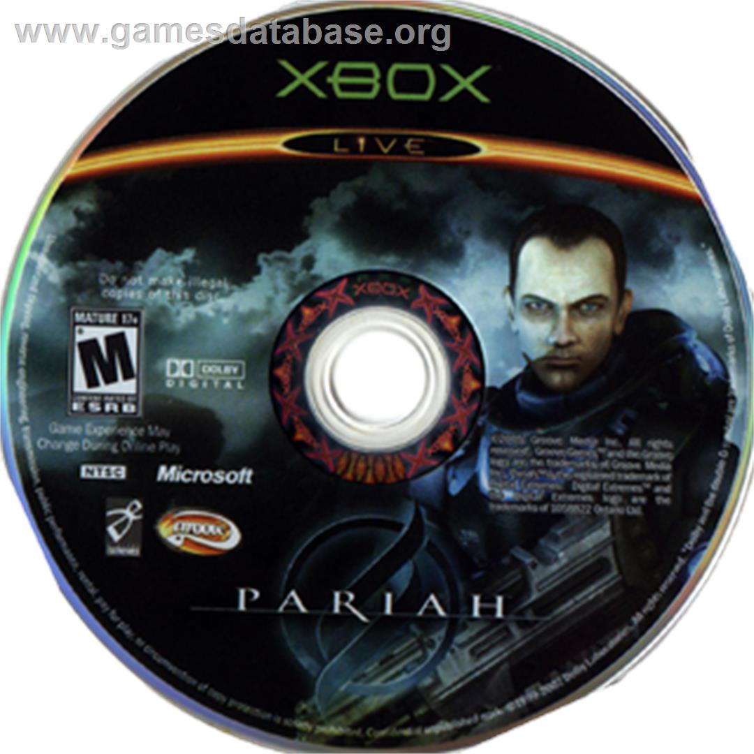 Pariah - Microsoft Xbox - Artwork - CD