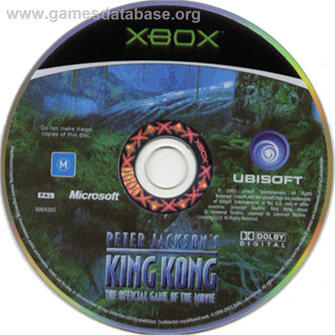 Peter Jackson's King Kong: The Official Game of the Movie - Microsoft Xbox - Artwork - CD