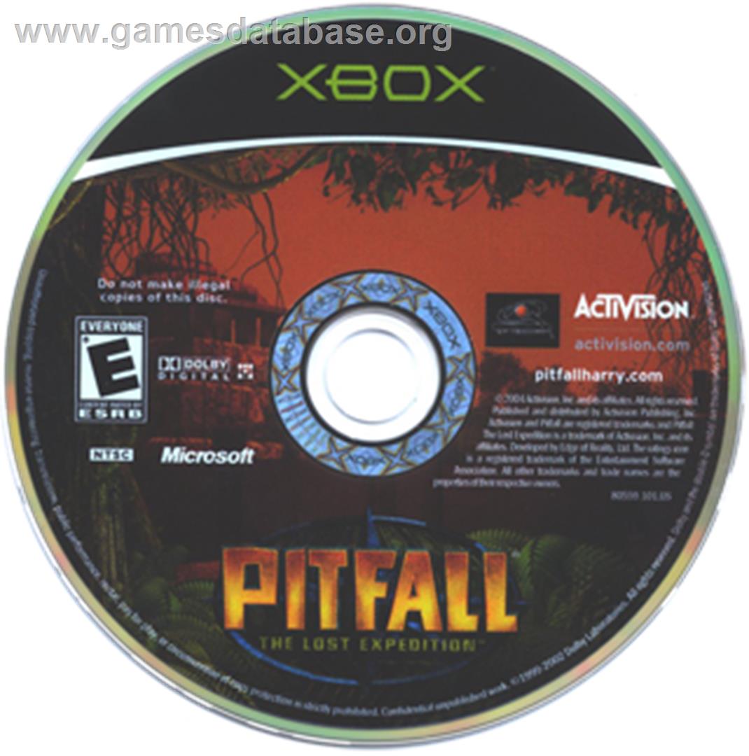 Pitfall: The Lost Expedition - Microsoft Xbox - Artwork - CD