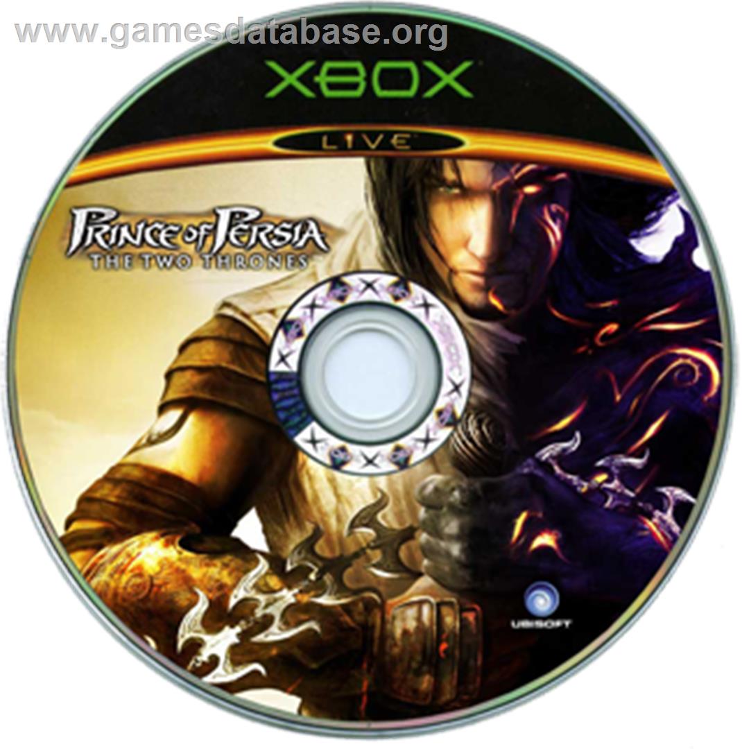 Prince of Persia: The Two Thrones - Microsoft Xbox - Artwork - CD