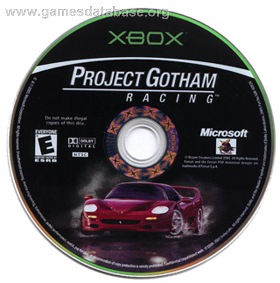 Project Gotham Racing - Microsoft Xbox - Artwork - CD