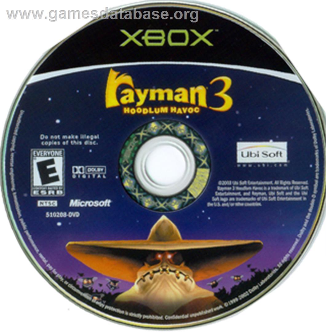 Rayman 3: Hoodlum Havoc - Microsoft Xbox - Artwork - CD